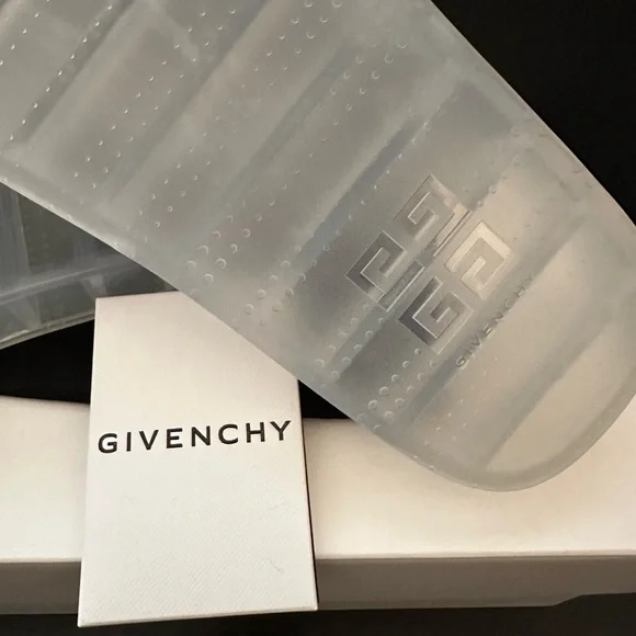 Givenchy Slides Sandals Transparent Clear Rubber - Picture 4 of 12